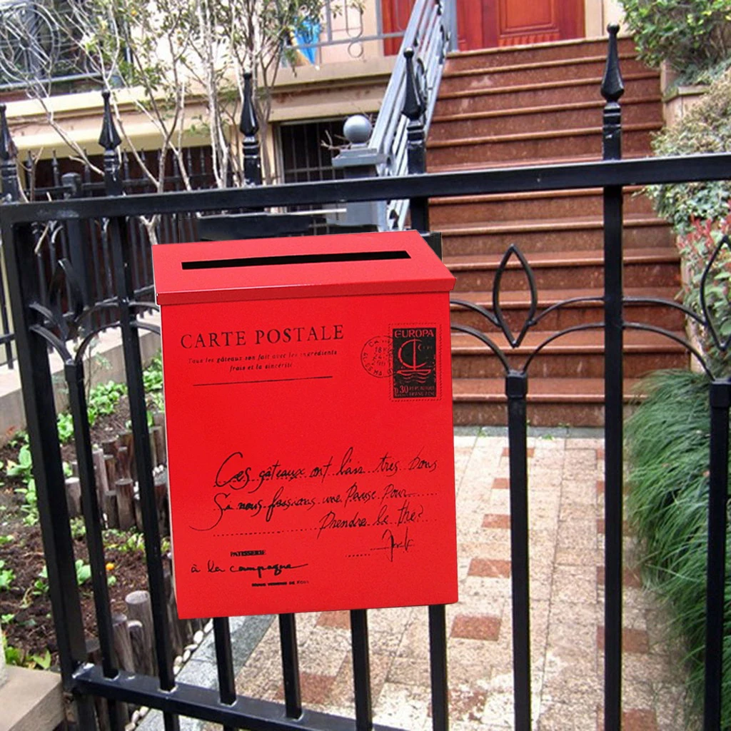 VINTAGE AMERICAN OUTSIDE LETTERBOX LETTER POST MAIL BOX POSTBOX WALL MOUNTS HOME FRONT DOOR