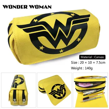 Anime Wonder Woman Cartoon Pencil Bag Student Printing Pouch Double Zipper Pen Case Women Handbags Cosmetic Makeubags Gift
Anime Wonder Woman Cartoon Pencil Bag Student Printing Pouch Double Zipper Pen Case Women Handbags Cosmetic Makeubags Gift