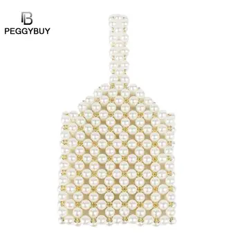 Handmade Pearl Bags Women Handbags Ladies Evening Party Shoulder Bag Women Clutch Bead Top-handle Bags MIni Phone Purse
Handmade Pearl Bags Women Handbags Ladies Evening Party Shoulder Bag Women Clutch Bead Top-handle Bags MIni Phone Purse