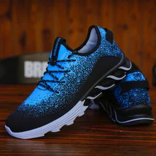 Chaussures décontractées pour hommes chaussures de voyage loisirs jeunesse course à pied respirant maille sport hommes baskets chaussures plates de plein air(China)