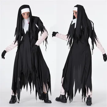 Cosplay The Nun Costume Devil Nude Black Dress / Gloves / Headwear / Socks Virgin Mary Wizard for Halloween women Costume
Cosplay The Nun Costume Devil Nude Black Dress / Gloves / Headwear / Socks Virgin Mary Wizard for Halloween women Costume