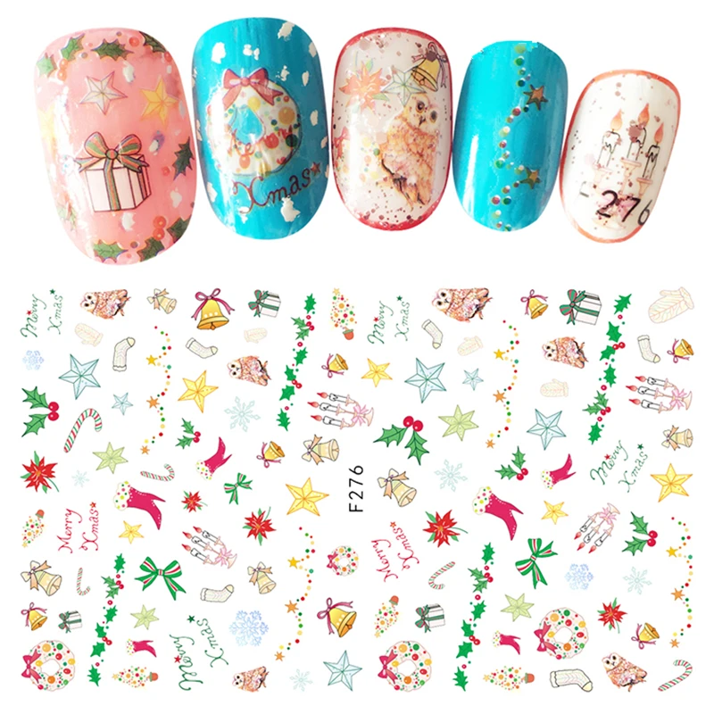 1 Sheet Top Quality Self Adhesive Xmas 3D Nails Sticker Christmas Decor New Year Gift DIY Kids Nail Art Decals
1 Sheet Top Quality Self Adhesive Xmas 3D Nails Sticker Christmas Decor New Year Gift DIY Kids Nail Art Decals