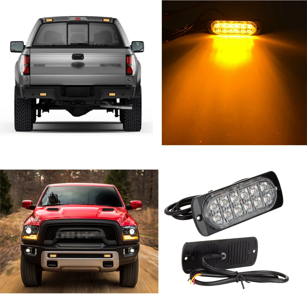 12LED Flashing Lights 12-24V Truck Truck Side Lights 12LED Warning Lights Truck Door Lights Red Blue Amber For Ford Raptor F150
12LED Flashing Lights 12-24V Truck Truck Side Lights 12LED Warning Lights Truck Door Lights Red Blue Amber For Ford Raptor F150