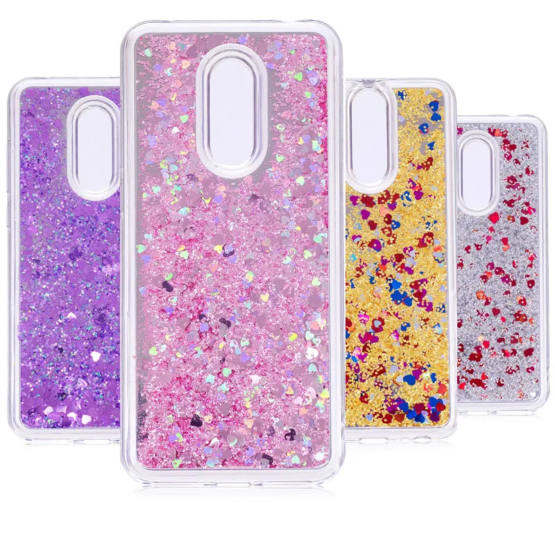 For Fundas Xiaomi Redmi 5 Plus Case Cover 5Plus Glitter Dynamic Liquid TPU Xiaome Xiami Silicone |