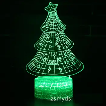 New Christmas Tree 3d Lamp Creative Remote-control Touch Led Visual Gift Led Night Light 7 color change 3D Lamp
New Christmas Tree 3d Lamp Creative Remote-control Touch Led Visual Gift Led Night Light 7 color change 3D Lamp