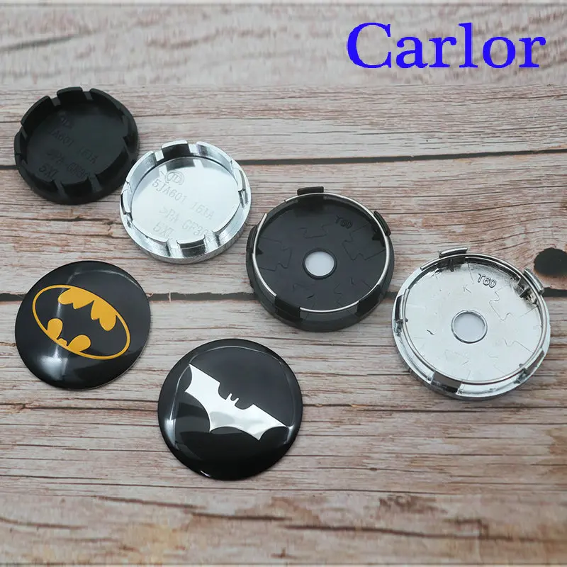4pcs 56mm 60mm newest bat Batman logo car emblem Wheel Center Hub Cap auto Rim refit dust-proof badge covers sticker styling
4pcs 56mm 60mm newest bat Batman logo car emblem Wheel Center Hub Cap auto Rim refit dust-proof badge covers sticker styling