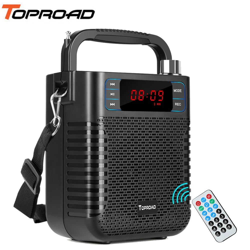 TOPROAD Bluetooth Speaker Wireless Stereo Subwoofer Heavy Bass Speakers Music Player Soundbox Support Microphone USB FM Radio TF
TOPROAD Bluetooth Speaker Wireless Stereo Subwoofer Heavy Bass Speakers Music Player Soundbox Support Microphone USB FM Radio TF