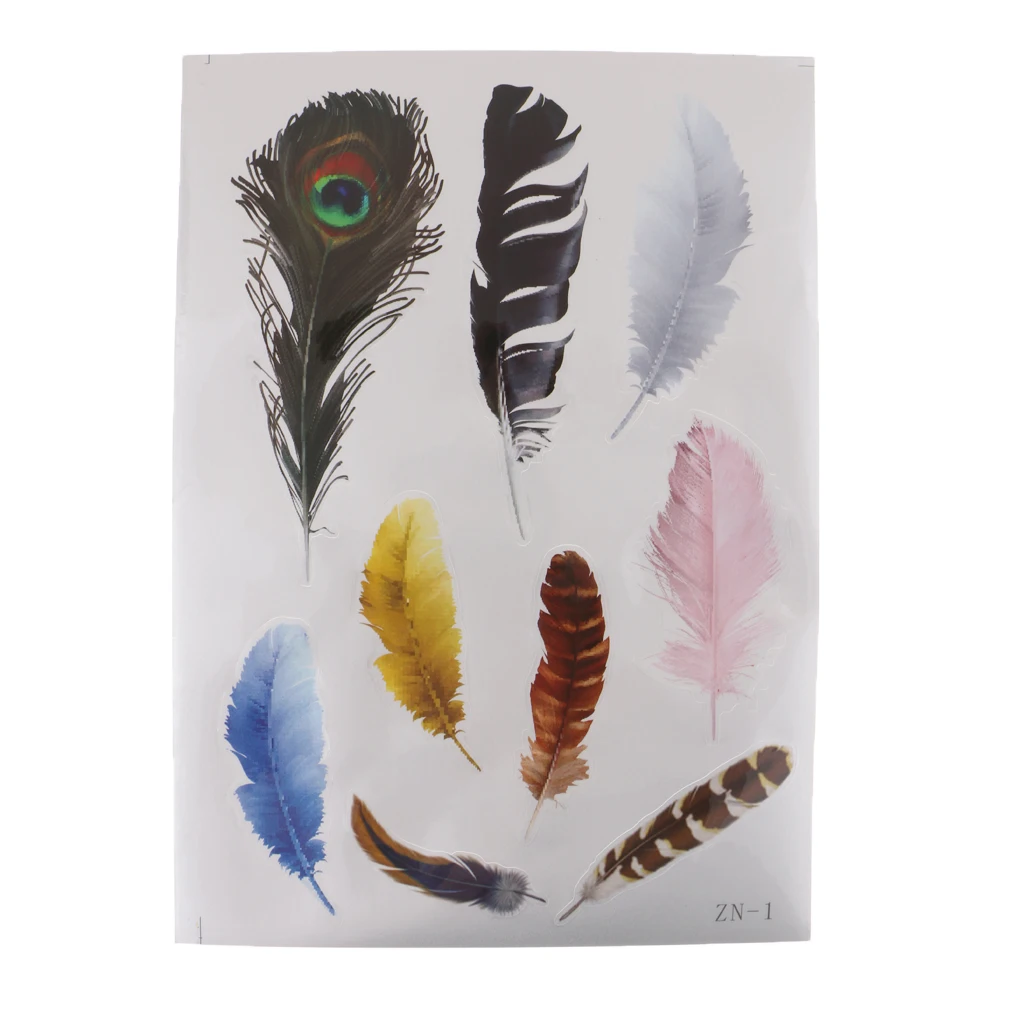 1 Pc Colorful Feathers Car Stickers Waterproof Creative Vinyl Decal For Car Laptop Tabl Reflective Stickers
1 Pc Colorful Feathers Car Stickers Waterproof Creative Vinyl Decal For Car Laptop Tabl Reflective Stickers