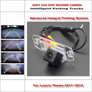 

Intelligent Parking Tracks Rear Camera For Lancia Thema 2011~2014 Backup Reverse / NTSC RCA AUX HD SONY CCD 580 TV Lines