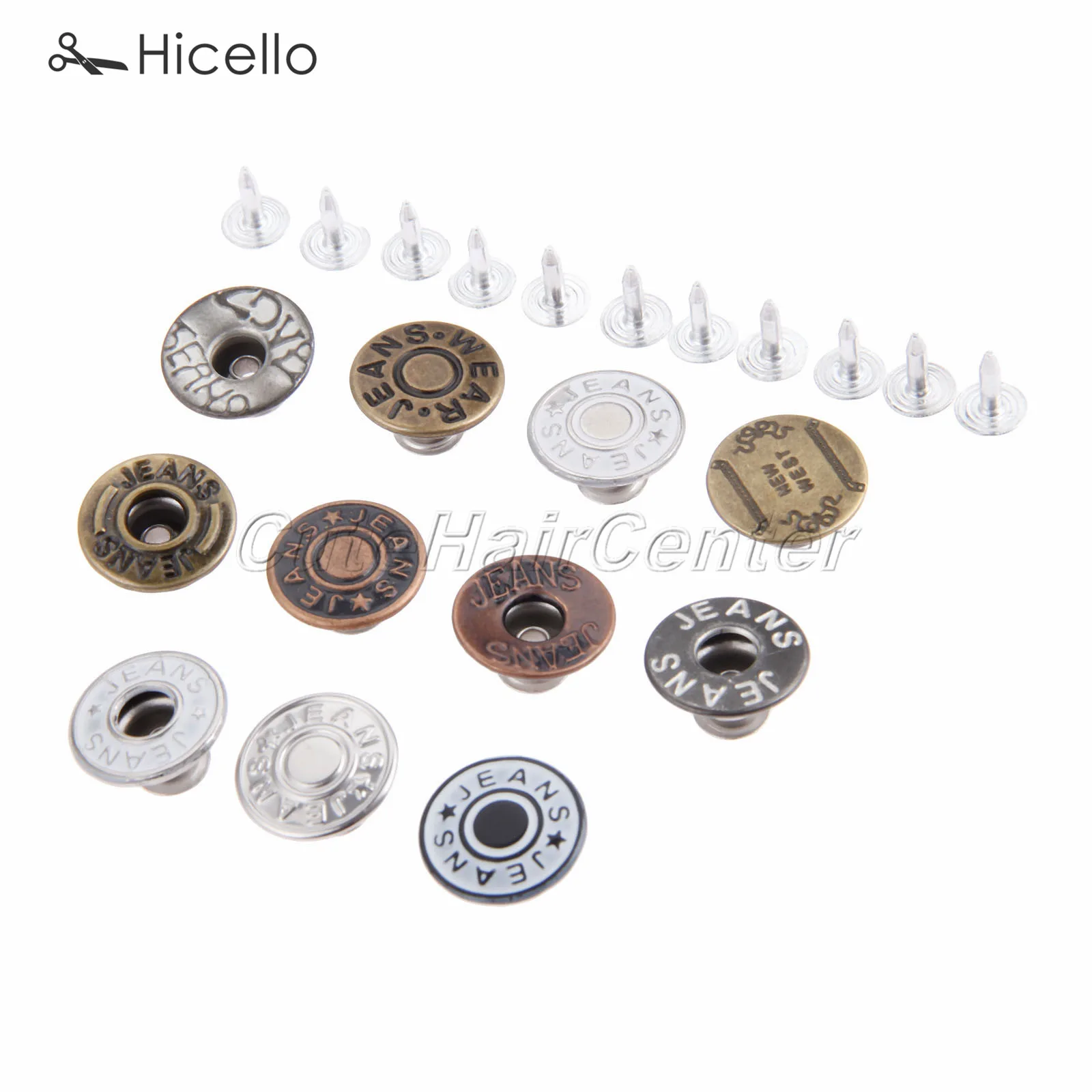 50sets Jeans Buttons with Nails Stainless Steel 17mm for Shoes Pants Bags Handbags Leather Clothing Boots 11 Shapes Hicello
50sets Jeans Buttons with Nails Stainless Steel 17mm for Shoes Pants Bags Handbags Leather Clothing Boots 11 Shapes Hicello