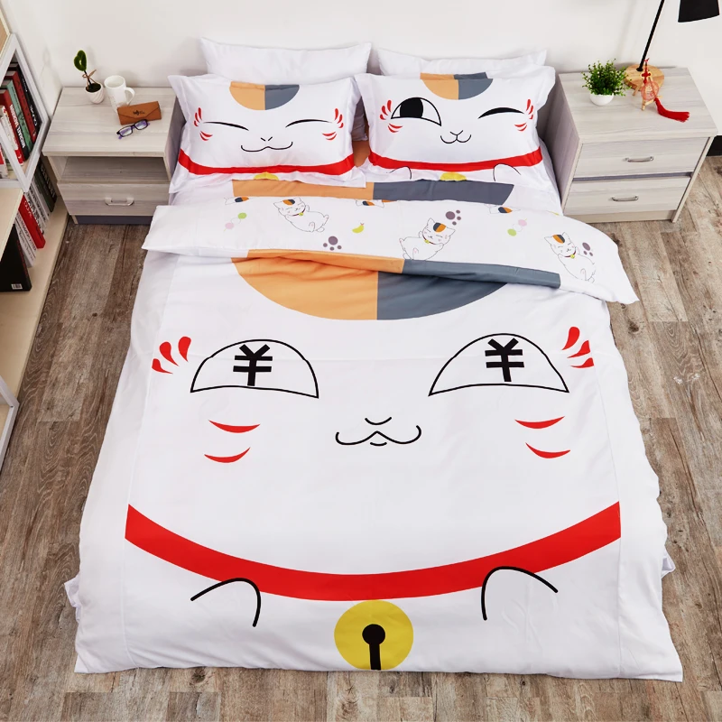 Anime Cartoon Natsume Yuujinchou madara Quilt Cover Bedding Set With Pillow Cases Bed Sheet Duvet Cover Set 4pc
Anime Cartoon Natsume Yuujinchou madara Quilt Cover Bedding Set With Pillow Cases Bed Sheet Duvet Cover Set 4pc