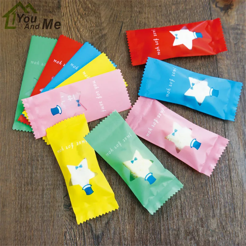 200 Pcs/Lot Handmade DIY Nougat Plastic Package Food Decoration Star Pattern Packing Candy Wrapping Bakery Bags
200 Pcs/Lot Handmade DIY Nougat Plastic Package Food Decoration Star Pattern Packing Candy Wrapping Bakery Bags