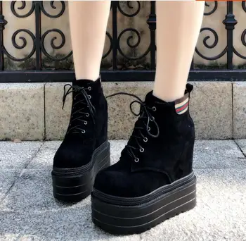 2019 winter casual boots Korean version of the wild thick-soled platform shoes plus velvet heightening women's shoes
2019 winter casual boots Korean version of the wild thick-soled platform shoes plus velvet heightening women's shoes