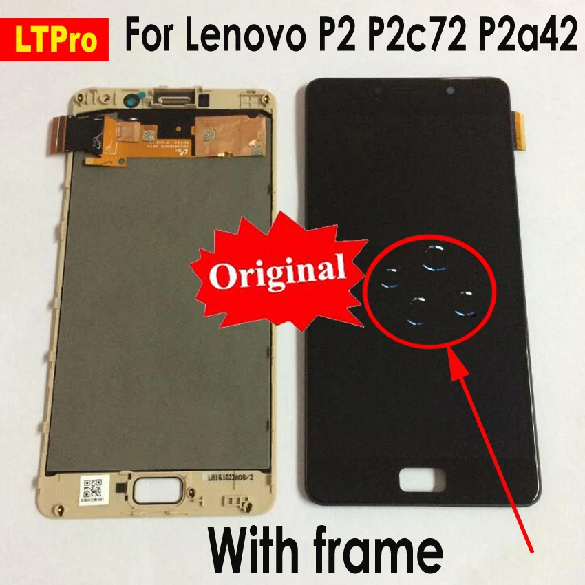 LTPro Original LCD For Lenovo Vibe P2 LCD Display Touch Screen Digitizer Assembly With Frame For Lenovo P2 P2c72 P2a42 LCD Test
LTPro Original LCD For Lenovo Vibe P2 LCD Display Touch Screen Digitizer Assembly With Frame For Lenovo P2 P2c72 P2a42 LCD Test