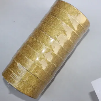 250 Yards/lot 3/4'' Width 20mm Gold Silver Edge Glitter Golden Ribbon Gift Wrap Golden DIY Accessories
250 Yards/lot 3/4'' Width 20mm Gold Silver Edge Glitter Golden Ribbon Gift Wrap Golden DIY Accessories