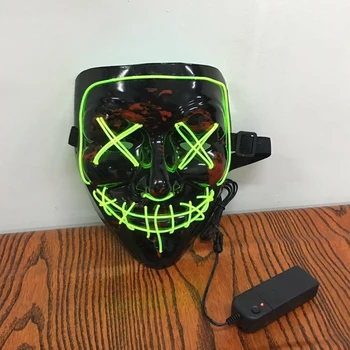 High quality Motorcycle mask Halloween LED face shield The Purge Mascara Led Mask Light Up Neon Skull Mask Party Glow In Dark
High quality Motorcycle mask Halloween LED face shield The Purge Mascara Led Mask Light Up Neon Skull Mask Party Glow In Dark