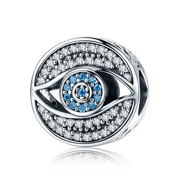 MOWIMO Blue Eye Beads 925 Sterling Silver Clear CZ Stone Fit Original Silver Bracelet Women Charms DIY Jewelry Making BKC565
MOWIMO Blue Eye Beads 925 Sterling Silver Clear CZ Stone Fit Original Silver Bracelet Women Charms DIY Jewelry Making BKC565
