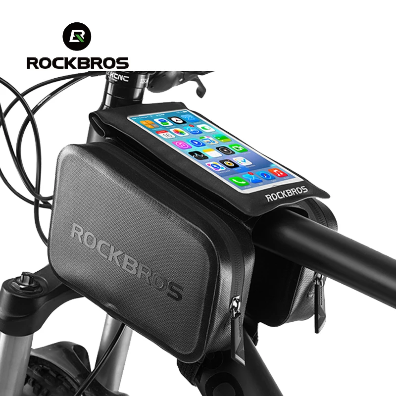 ROCKBROS Cycling Waterproof Frame Bag BicycleTouch Screen Top Tube Bag 6'' Phone Case Bag Bike Accessories
ROCKBROS Cycling Waterproof Frame Bag BicycleTouch Screen Top Tube Bag 6'' Phone Case Bag Bike Accessories