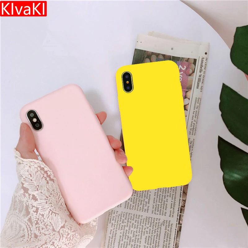 Color TPU Silicone Frosted Matte Phone Case For iPhone 7 8 Plus 6 6s Plus X Soft Back Cover for iPhone X XR XS max 7 8 Plus Case
Color TPU Silicone Frosted Matte Phone Case For iPhone 7 8 Plus 6 6s Plus X Soft Back Cover for iPhone X XR XS max 7 8 Plus Case