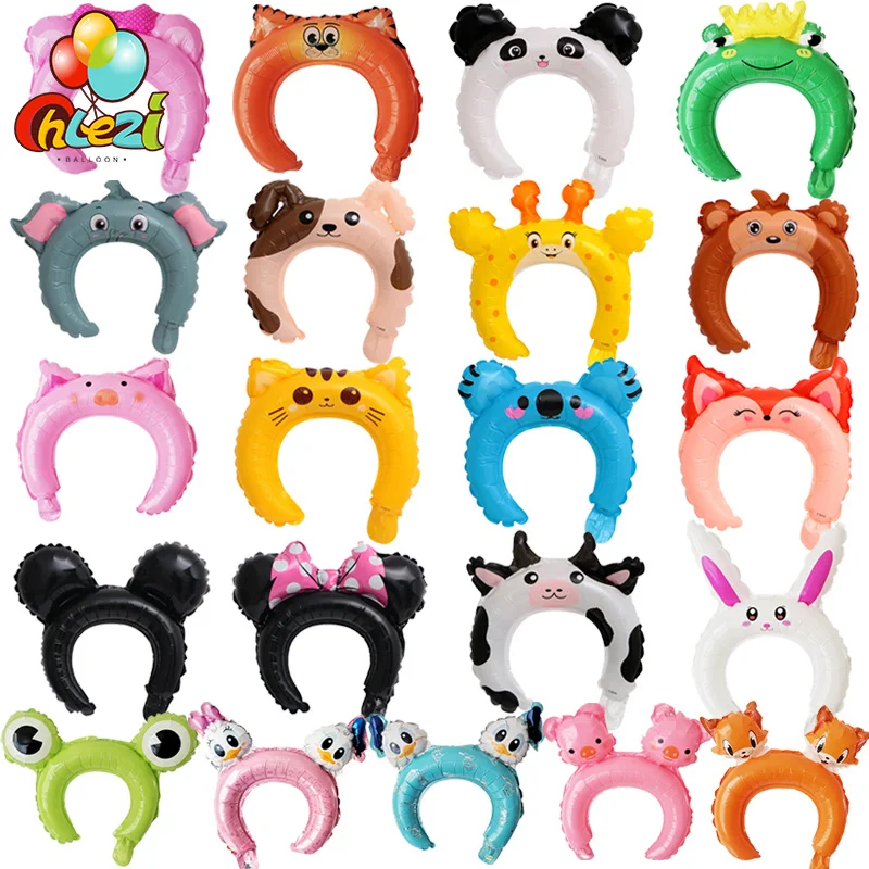 20pcs cute animal tiara headband balloon frog panda fox tiger cat baby shower Kids toy happy Birthday wedding party decoration
20pcs cute animal tiara headband balloon frog panda fox tiger cat baby shower Kids toy happy Birthday wedding party decoration