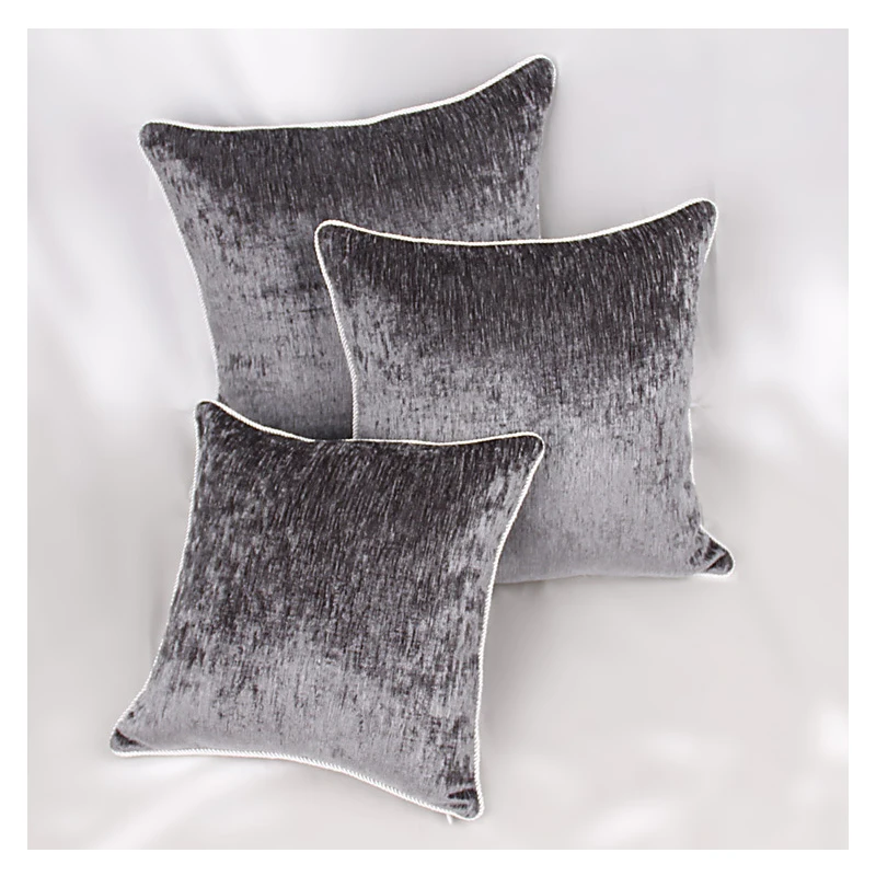 Square Gray Cushion Cover Chenille Fabric Decorative Pillowcase for sofa bed home solid throw cushion covers 45*45cm 50*50cm
Square Gray Cushion Cover Chenille Fabric Decorative Pillowcase for sofa bed home solid throw cushion covers 45*45cm 50*50cm
