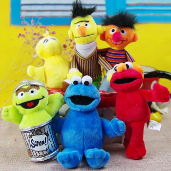 6pcs/set Cartoon Anime Sesame Street Elmo Oscar Cookie Grover Zoe Ernie Big Bird Stuffed Plush Toy Doll Children Gift 12cm
6pcs/set Cartoon Anime Sesame Street Elmo Oscar Cookie Grover Zoe Ernie Big Bird Stuffed Plush Toy Doll Children Gift 12cm