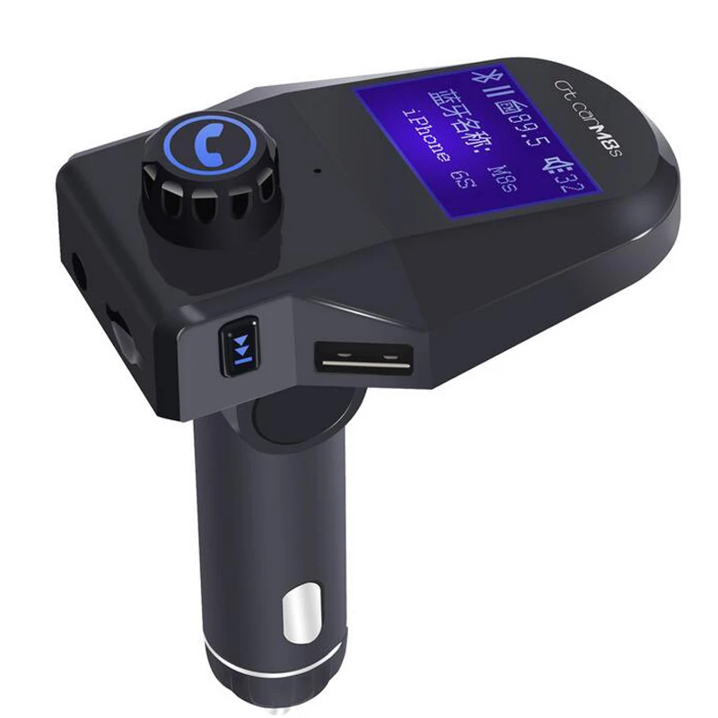 1.3" Screen FM Transmitter Modulator Bluetooth Handsfree Car Kit Car Audio MP3 Player with 3.1A Fast Charge Dual USB Car Charger
1.3" Screen FM Transmitter Modulator Bluetooth Handsfree Car Kit Car Audio MP3 Player with 3.1A Fast Charge Dual USB Car Charger