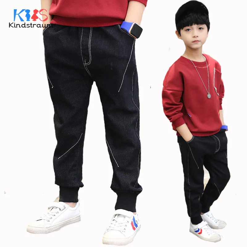 Kindstraum 2019 New Spring Boys Casual Trousers Kids Fashion Denim Pants Black Color Cotton Harem Pants Children Wear, MC1068
Kindstraum 2019 New Spring Boys Casual Trousers Kids Fashion Denim Pants Black Color Cotton Harem Pants Children Wear, MC1068