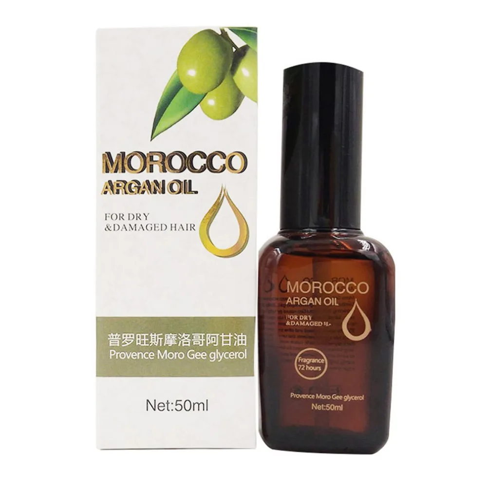 

50ML Morocco Argan Oil Hair Essential Oil Nourish Scalp Repair Dry Damage Hair Treatment Hairdressing Hair Care