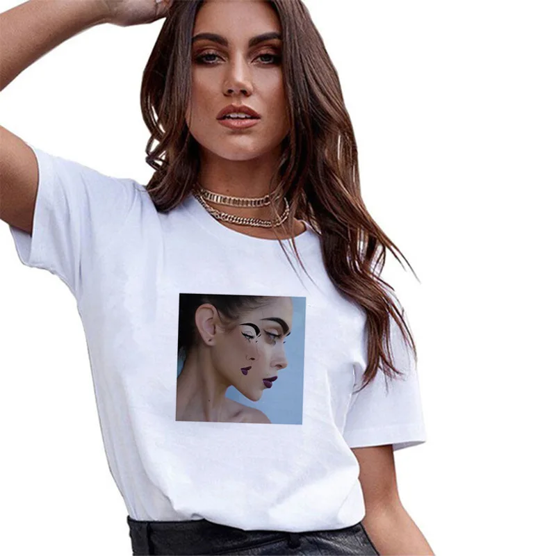 Women's T-shirts Short-sleeved Cotton Self-cultivation Summer Blockbuster Fashion Printing Sweet T-shirts 2019 New Fashionable
Women's T-shirts Short-sleeved Cotton Self-cultivation Summer Blockbuster Fashion Printing Sweet T-shirts 2019 New Fashionable