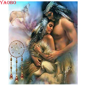 DIY Diamond Painting Cross Stitch Indian couple 3D Full Square Diamond Embroidery wolf Patterns Rhinestones Mosaic Home Decor
DIY Diamond Painting Cross Stitch Indian couple 3D Full Square Diamond Embroidery wolf Patterns Rhinestones Mosaic Home Decor