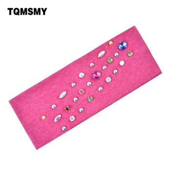 Colored rhinestones Hair Accessories for Women winter Turban pearls hairband Rhinestone Headwear Girls Cotton casual Headbands 
Colored rhinestones Hair Accessories for Women winter Turban pearls hairband Rhinestone Headwear Girls Cotton casual Headbands