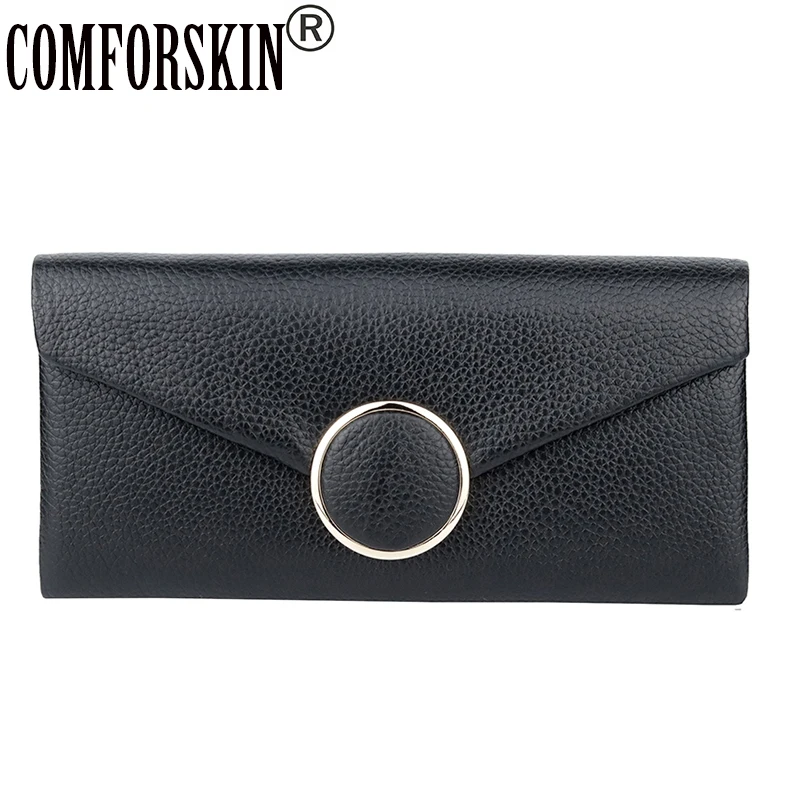 COMFORSKIN Premium 100% Genuine Leather Unique Woman Zipper Purse 2019 New Arrivals Famous Brand Long Cover Style Women Wallet
COMFORSKIN Premium 100% Genuine Leather Unique Woman Zipper Purse 2019 New Arrivals Famous Brand Long Cover Style Women Wallet