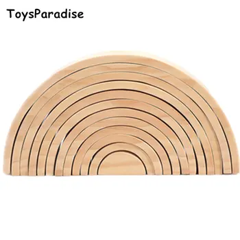 Dropshipping 12Pcs Nature Wood Rainbow Blocks Wooden Toys For Kids Building Blocks Shape Kit Box Set Educational Gift Preschool 
Dropshipping 12Pcs Nature Wood Rainbow Blocks Wooden Toys For Kids Building Blocks Shape Kit Box Set Educational Gift Preschool