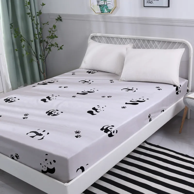 New Panda Printing Bed Mattress Cover Protector Air-Permeable Home Textile Mattress Cover Grippers Bed Linens With Elastic
New Panda Printing Bed Mattress Cover Protector Air-Permeable Home Textile Mattress Cover Grippers Bed Linens With Elastic