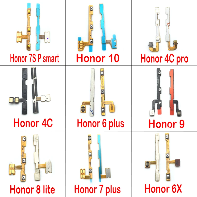 New Volume Button Power Switch On Off Button Flex Cable For Huawei Honor 6 8 9 Lite 10 6x 6c 4c 7X 7c Y6 Y9 Prime 2018 /Y7 2017
New Volume Button Power Switch On Off Button Flex Cable For Huawei Honor 6 8 9 Lite 10 6x 6c 4c 7X 7c Y6 Y9 Prime 2018 /Y7 2017