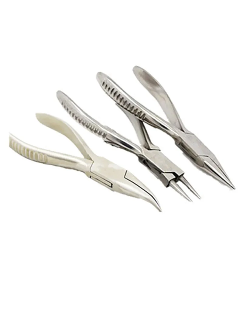 Professional Stainless Steel Bent Flat Round Nose Pliers for Eyeglass and DIY Jewelry Making Tool
Professional Stainless Steel Bent Flat Round Nose Pliers for Eyeglass and DIY Jewelry Making Tool