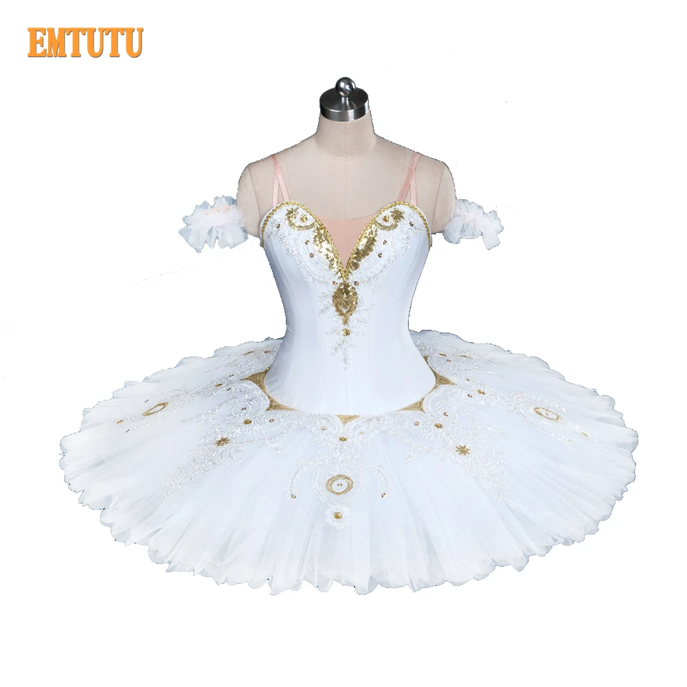 Adult Professional Ballet Tutu White Gold Classical Ballet Tutus Ballerina Competition Performance Tutu Women ballet costumes
Adult Professional Ballet Tutu White Gold Classical Ballet Tutus Ballerina Competition Performance Tutu Women ballet costumes