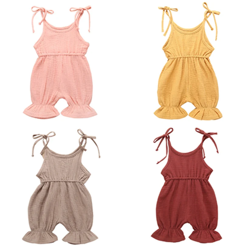 Summer Baby Boy Girl Cotton Linen Romper 2019 Newborn Infant Baby Boy Girl Summer Romper Solid Color Sleeveless Jumpsuit Outfits
Summer Baby Boy Girl Cotton Linen Romper 2019 Newborn Infant Baby Boy Girl Summer Romper Solid Color Sleeveless Jumpsuit Outfits