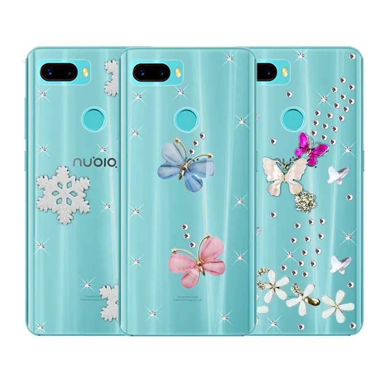 DIY рождественские чехлы с бриллиантами для ZTE Nubia Z7 MAX NINI M2 N1 N2 N3 Z11 z17 mini Lite чехол