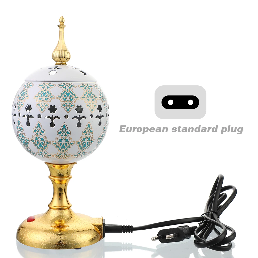 1PCs Hollow Pattern Ceramic Incense Burners Islamic Style With Socket Aromatic Home Office Incense Crafts Incense Holder
1PCs Hollow Pattern Ceramic Incense Burners Islamic Style With Socket Aromatic Home Office Incense Crafts Incense Holder