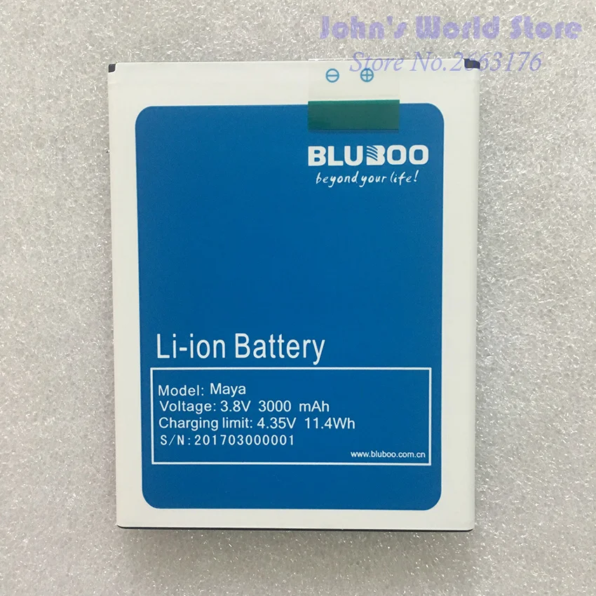 Bluboo Maya Battery Replacement 100% Original 3000mAh Back up Battery For Bluboo Maya Mobile Phone + In Stock
Bluboo Maya Battery Replacement 100% Original 3000mAh Back up Battery For Bluboo Maya Mobile Phone + In Stock