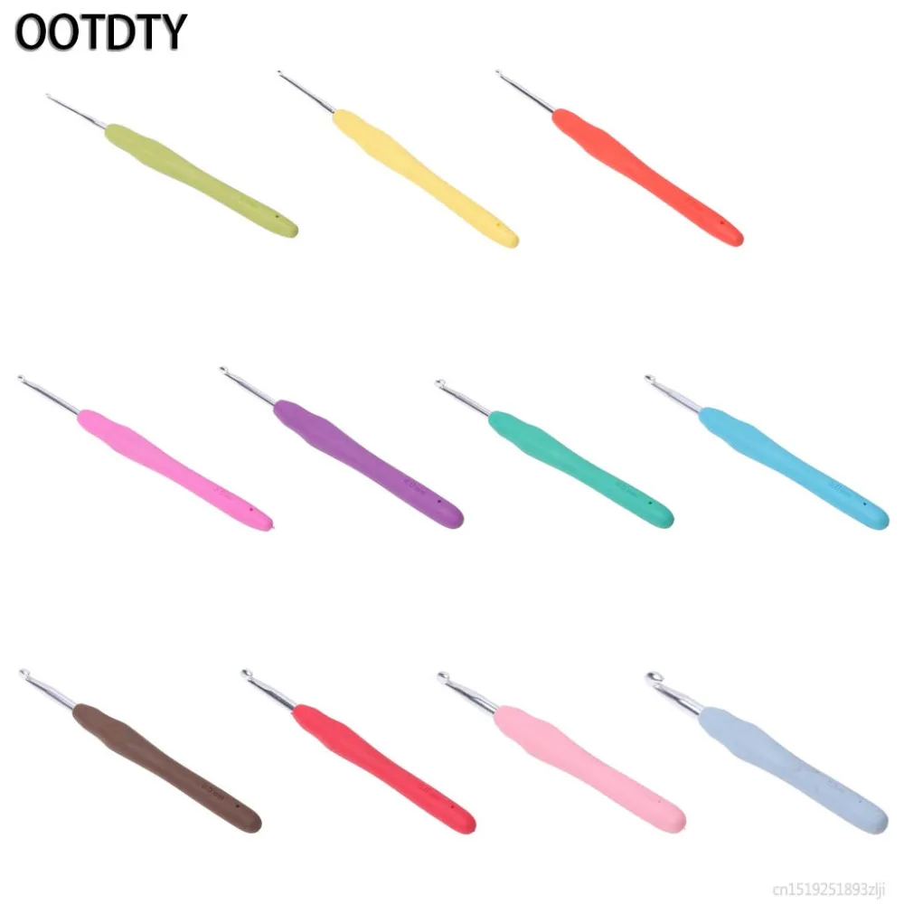 OOTDTY Ergonomic Multi Color Crochet Hooks Yarn Knitting Needles with Case Tool 2 2.5 3 3.5 4 4.5 5 5.5 6 7 8mm
OOTDTY Ergonomic Multi Color Crochet Hooks Yarn Knitting Needles with Case Tool 2 2.5 3 3.5 4 4.5 5 5.5 6 7 8mm