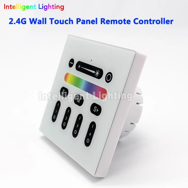 NEW 2.4G RGBW LED Wall Touch Panel Remote Controller led dimmer for milight rgbw rgbww bulb lights 100~240V AC
NEW 2.4G RGBW LED Wall Touch Panel Remote Controller led dimmer for milight rgbw rgbww bulb lights 100~240V AC