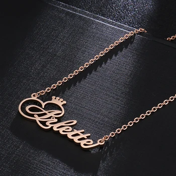 Personalized Rose Gold Crown Custom Name Necklace Custom Name Customized Necklace Crown Necklaces For Women Girl Bridesmaid Gift
Personalized Rose Gold Crown Custom Name Necklace Custom Name Customized Necklace Crown Necklaces For Women Girl Bridesmaid Gift
