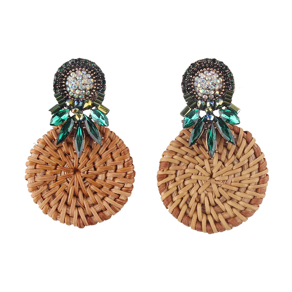 2019 NEW Bohemian Vintage Summer Beach Pinapple Fruit Dangle Earrings Fashion Women Retro Rattan Knitted Drop Earrings Brincos
2019 NEW Bohemian Vintage Summer Beach Pinapple Fruit Dangle Earrings Fashion Women Retro Rattan Knitted Drop Earrings Brincos