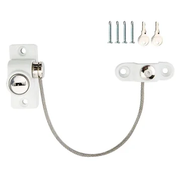 Kids Window Restrictor Lock Child Baby Safety Door Cable Locks Security Wire Catch Main Shaft Spacer
Kids Window Restrictor Lock Child Baby Safety Door Cable Locks Security Wire Catch Main Shaft Spacer