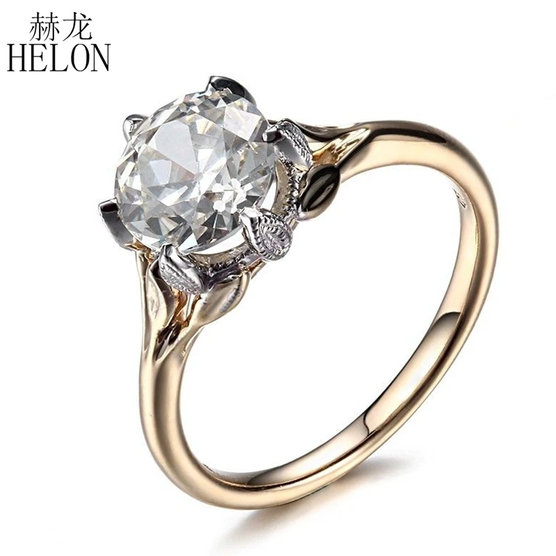 HELON Solid 14kt Yellow Gold 3.35ct Certified 8mm Round Genuine White Topaz Wedding Ring Women Trendy Fine Jewelry unique Ring
HELON Solid 14kt Yellow Gold 3.35ct Certified 8mm Round Genuine White Topaz Wedding Ring Women Trendy Fine Jewelry unique Ring