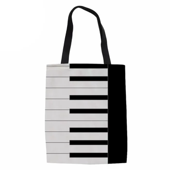 Heavy Duty Channels Handbags Bag Handmade Piano Music Cotton Canvas Shopping School Books Trip Bag Women Coth Bag Shoppin
Heavy Duty Channels Handbags Bag Handmade Piano Music Cotton Canvas Shopping School Books Trip Bag Women Coth Bag Shoppin