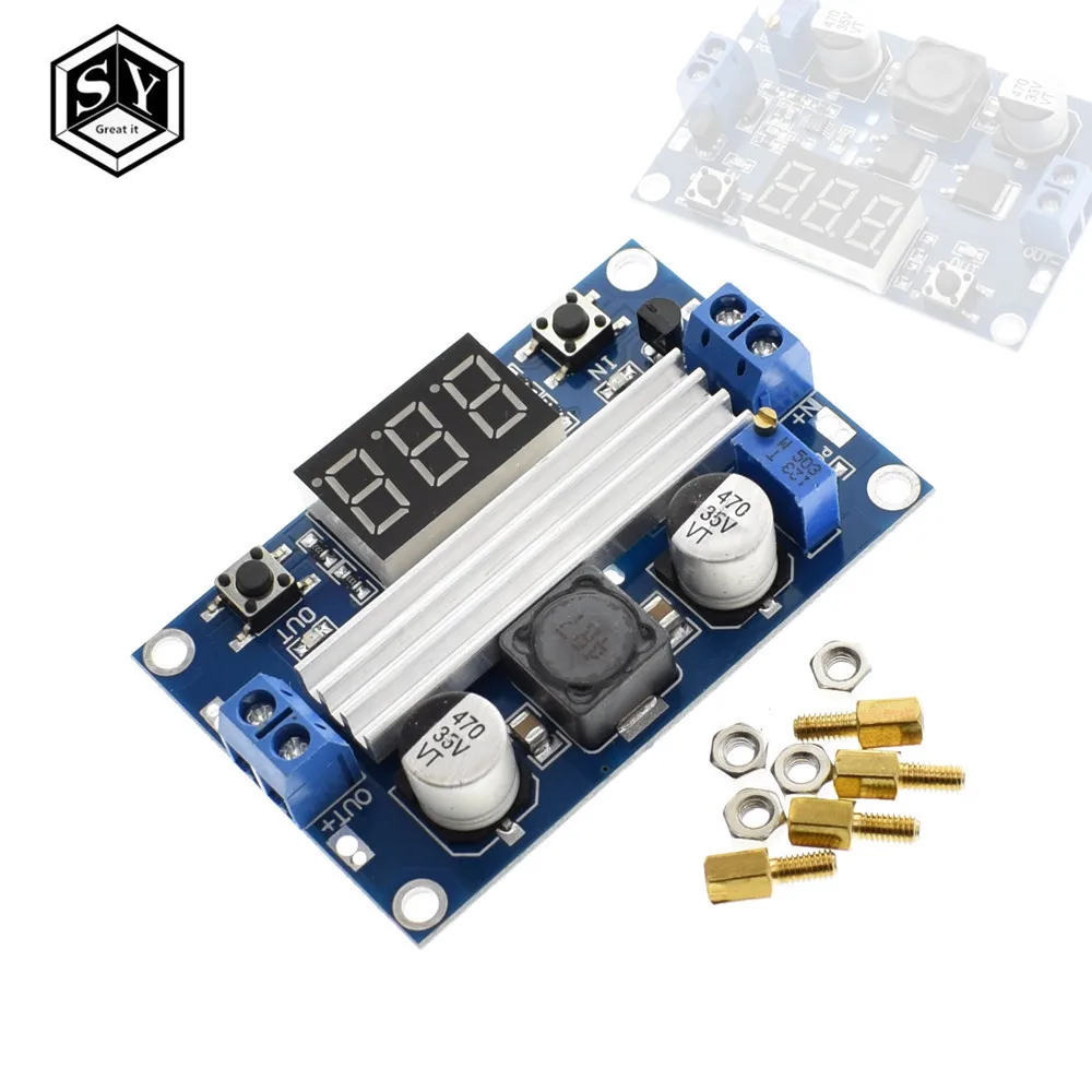 1PCS Great IT DC DC-DC 3~35V to 3.5~35V LTC1871 Booster step up Step-up module Converter Regulated Power Supply+VoltMeter
1PCS Great IT DC DC-DC 3~35V to 3.5~35V LTC1871 Booster step up Step-up module Converter Regulated Power Supply+VoltMeter